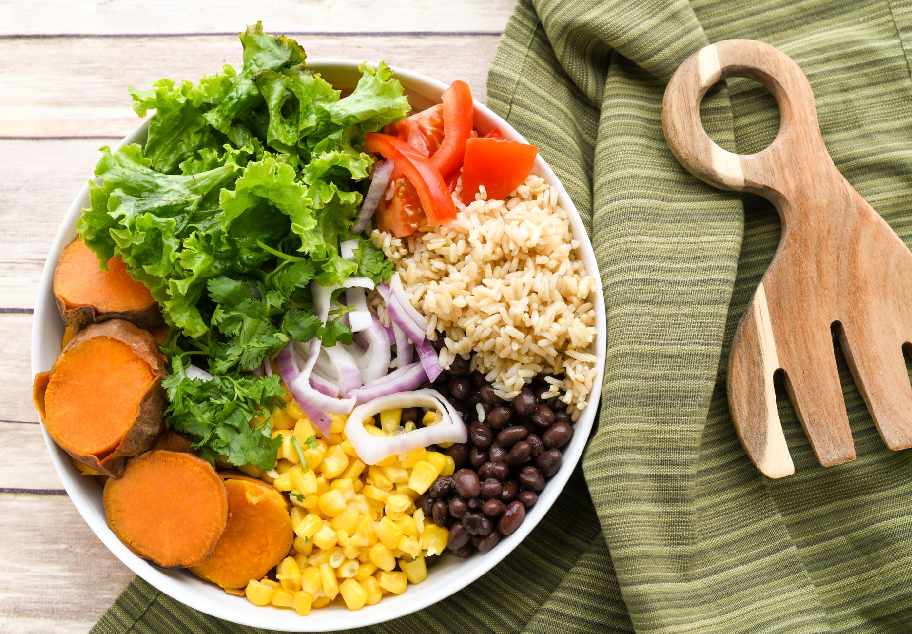 Sweet Potato Grain Bowls with Green Tahini Sauce