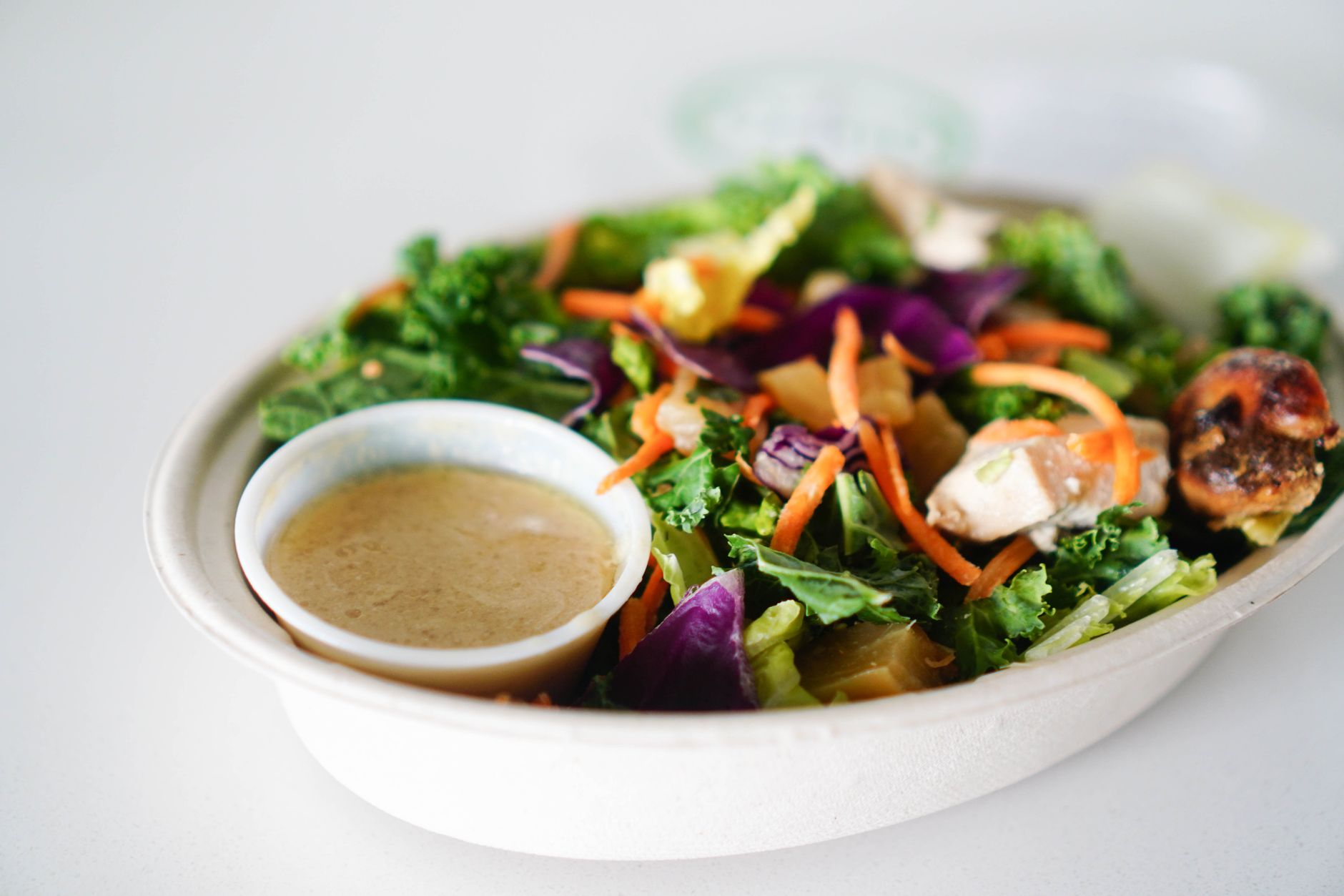 Apple Dijon Kale Salad
