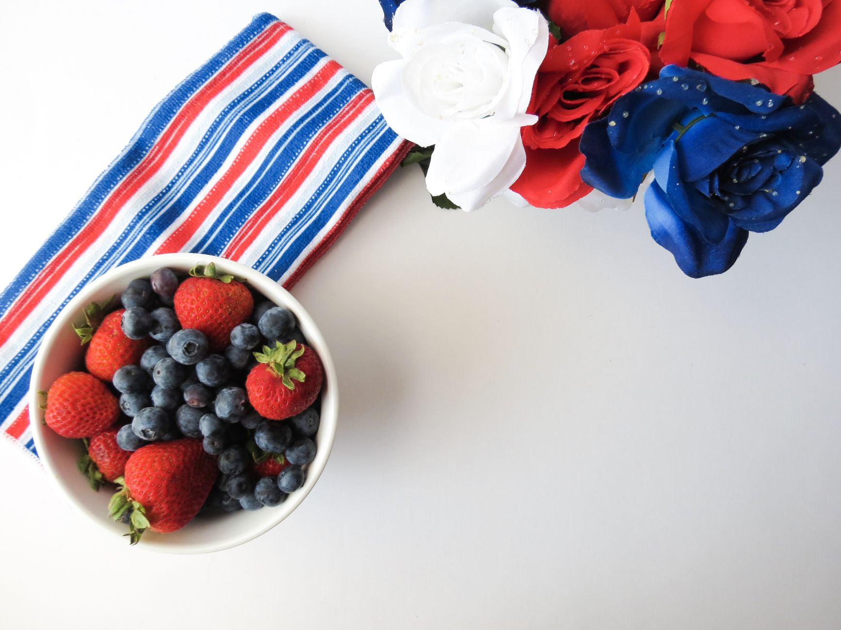 Red, White and Blue Trifle
