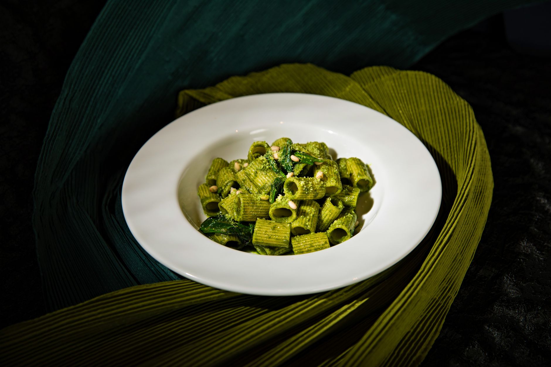 Spinach-Artichoke Rigatoni