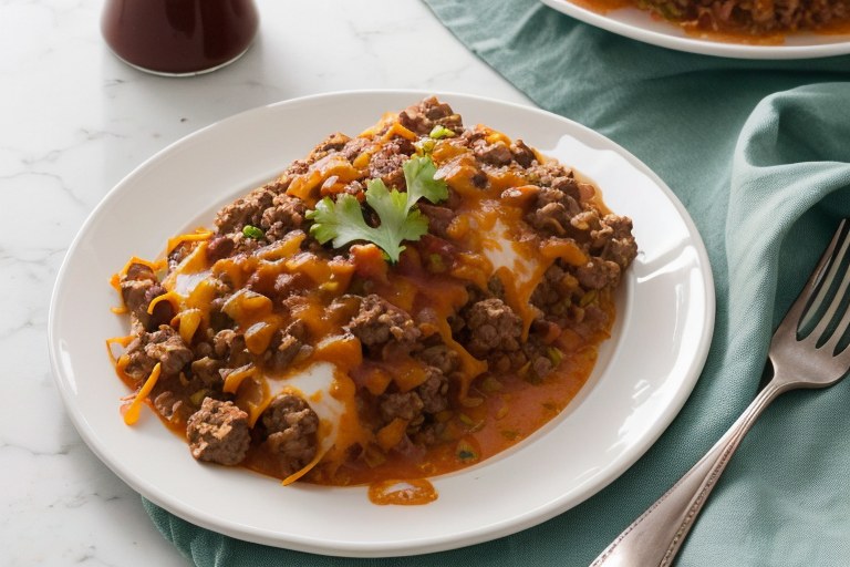 Beef Burrito Casserole