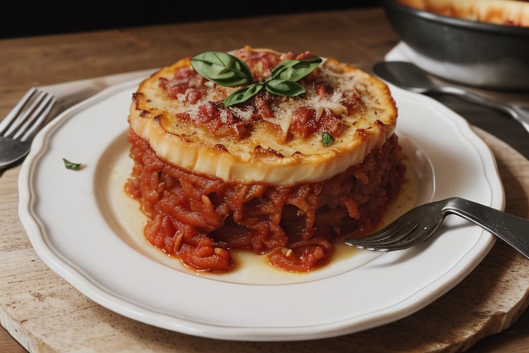 Baked marrow amatriciana