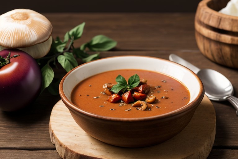 Mushroom Tomato Bisque