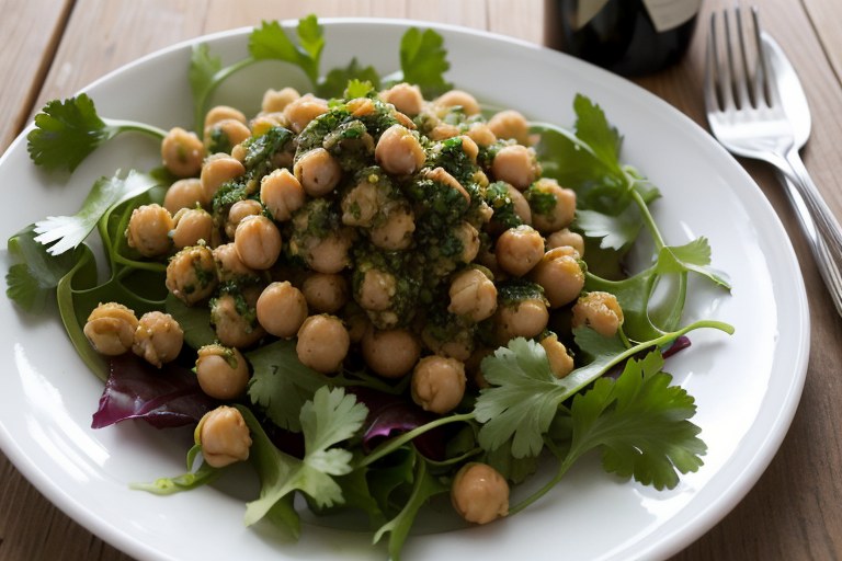 Chimichurri Chickpea Salad