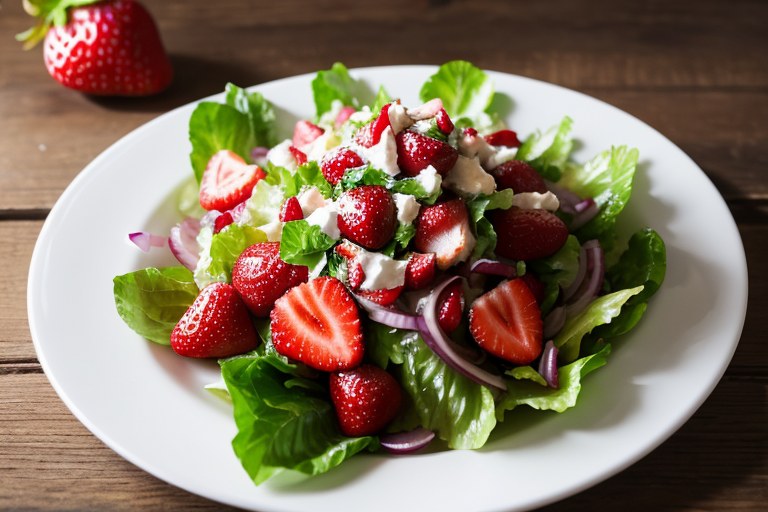 Strawberry Onion Salad