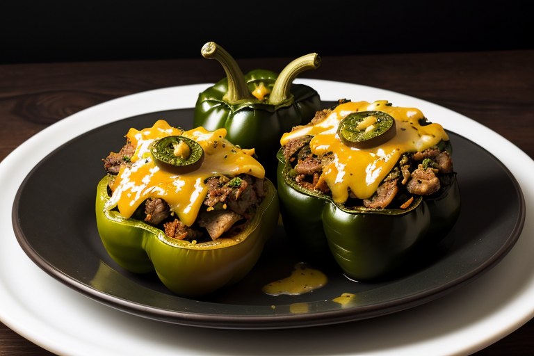 Philly Cheesesteak Stuffed Peppers
