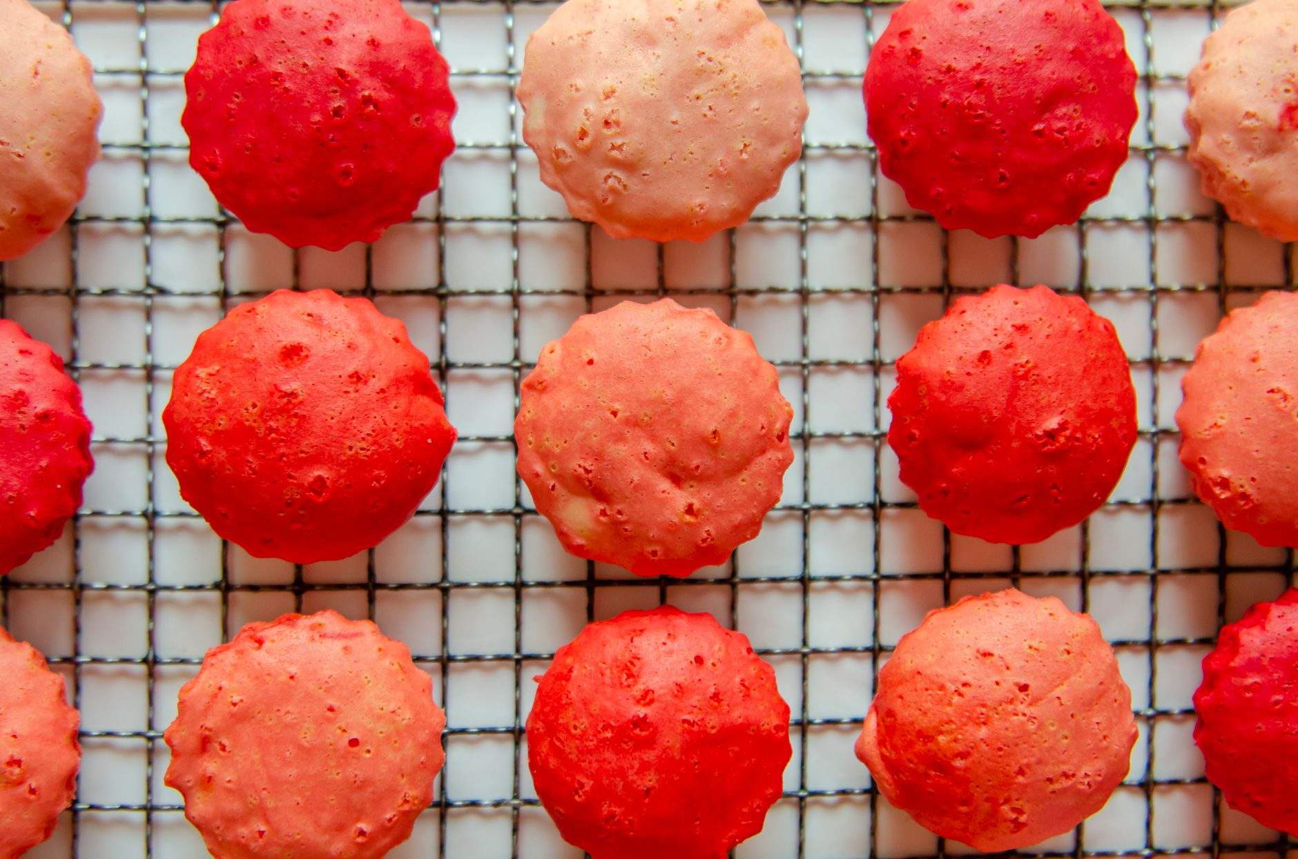 Stained Glass Cherry Macaroons