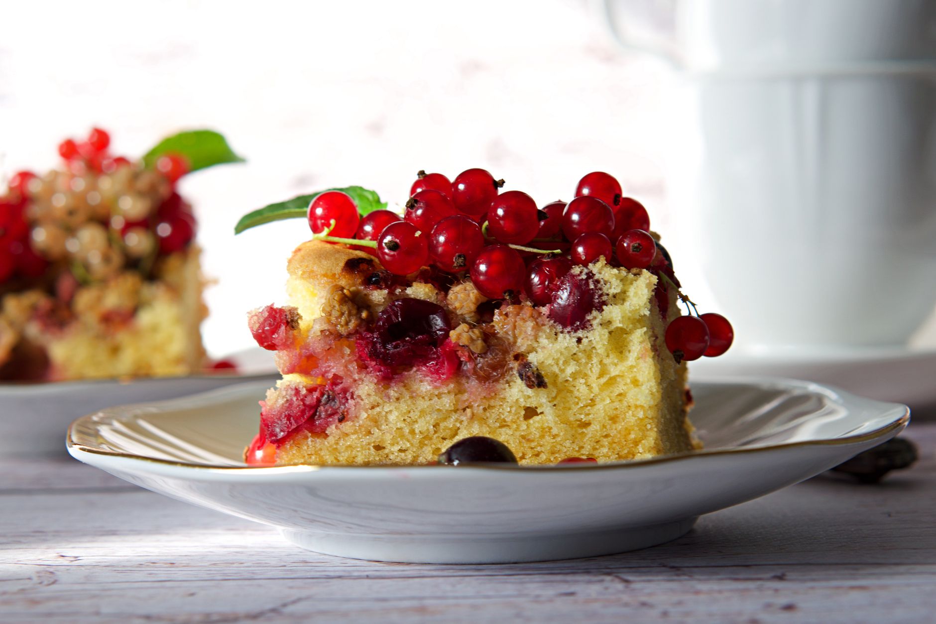 Cranberry Almond Cake