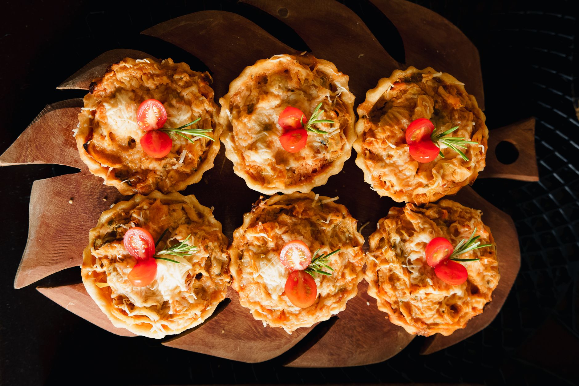 Garlic-Herb Mini Quiches