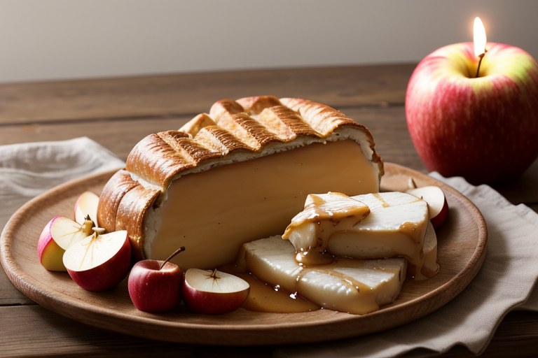 Easy Baked Brie with Apples