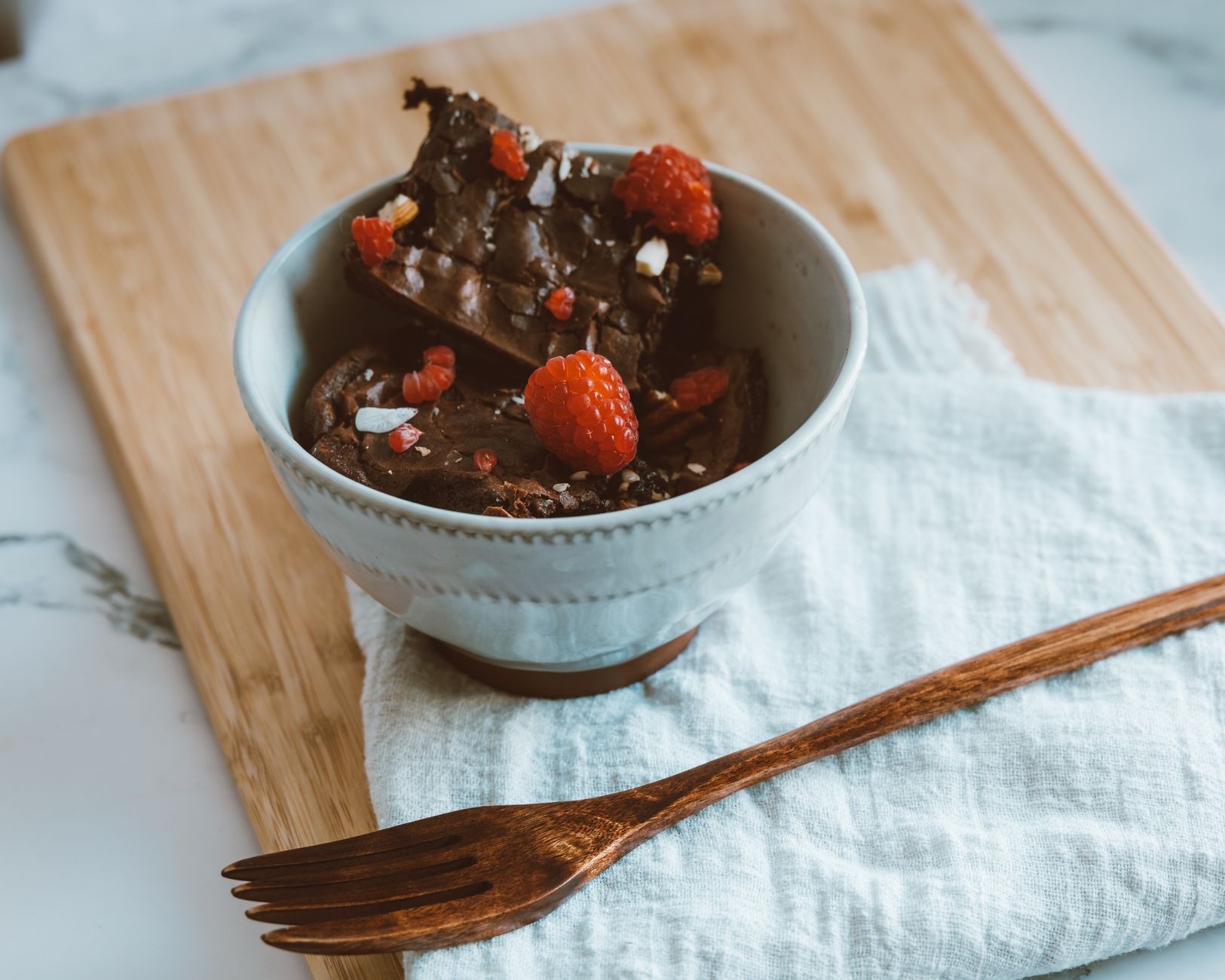 Fudge Brownie Pots (for two)