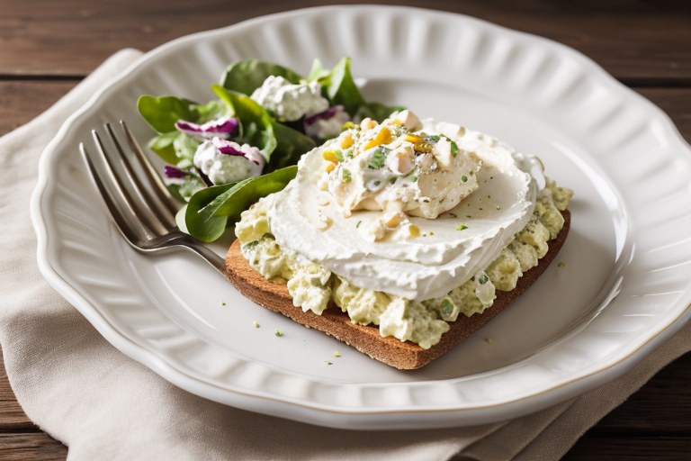 Egg Salad with Cream Cheese